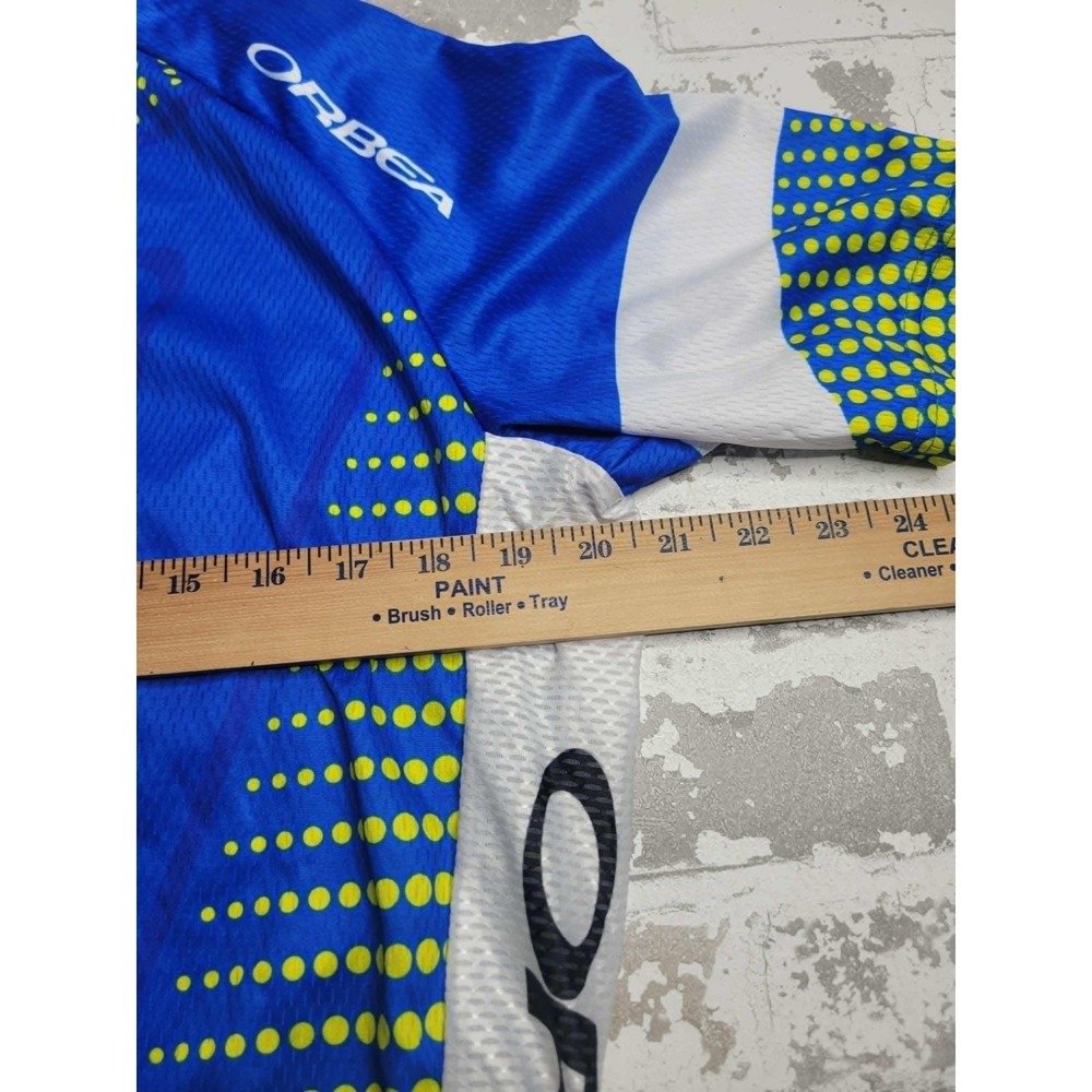 Orbea Cycling Jersey Short Sleeve Zip Men's XXL Blue - Picture 3 of 6